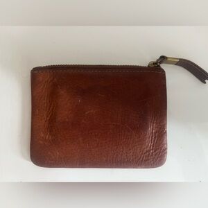 Madewell leather zip wallet